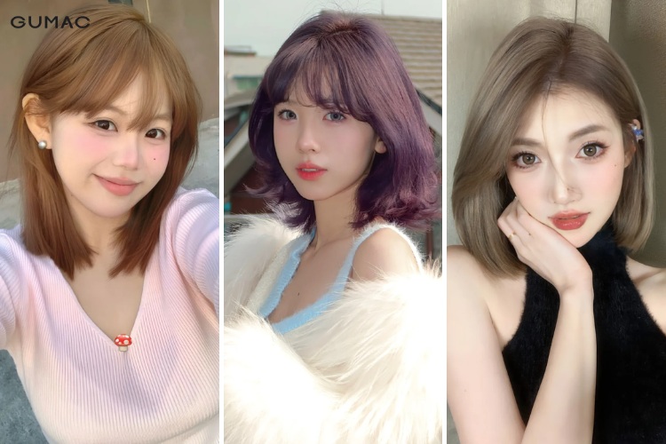 toc ngang vai nhuom mau gi dep